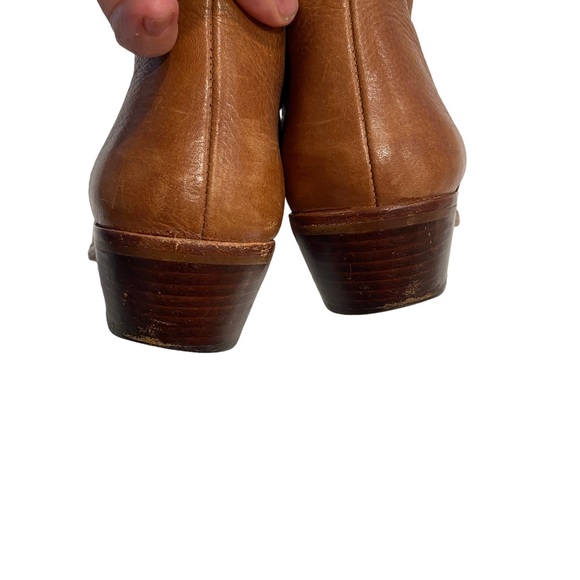 Sam Edelman Brown Leather Booties, 7 - Picture 5 of 7
